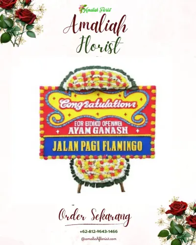 Bunga Papan Congratulation di Papanggo